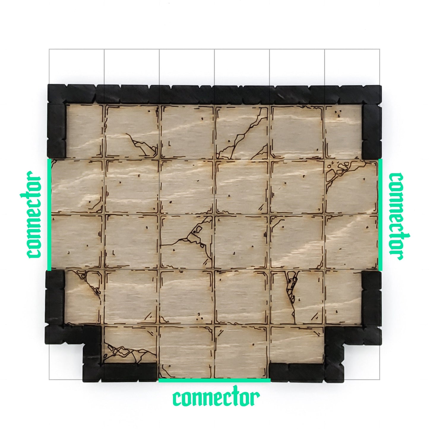 Dungeon - Connector - Intersection 3-Way B
