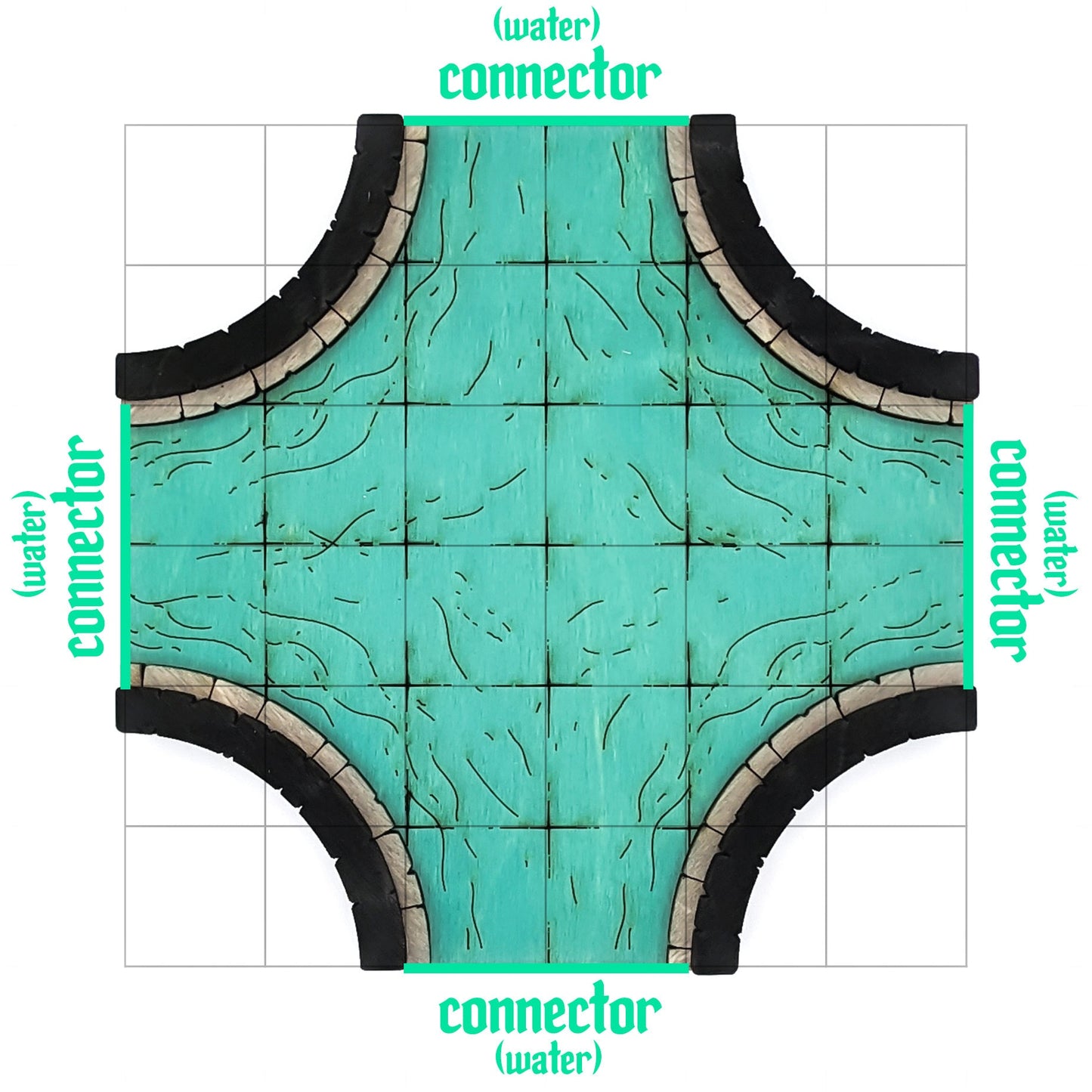 Sewer - Connector - 4-Way Intersection A