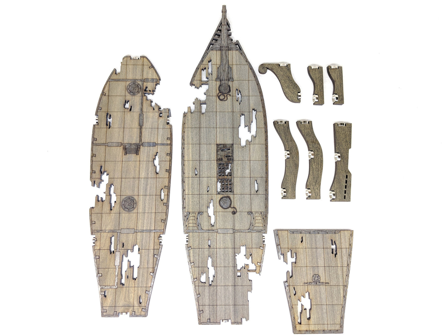 Common Ghost Brigantine Ship // for Tabletop RPGs like D&D, Pathfinder
