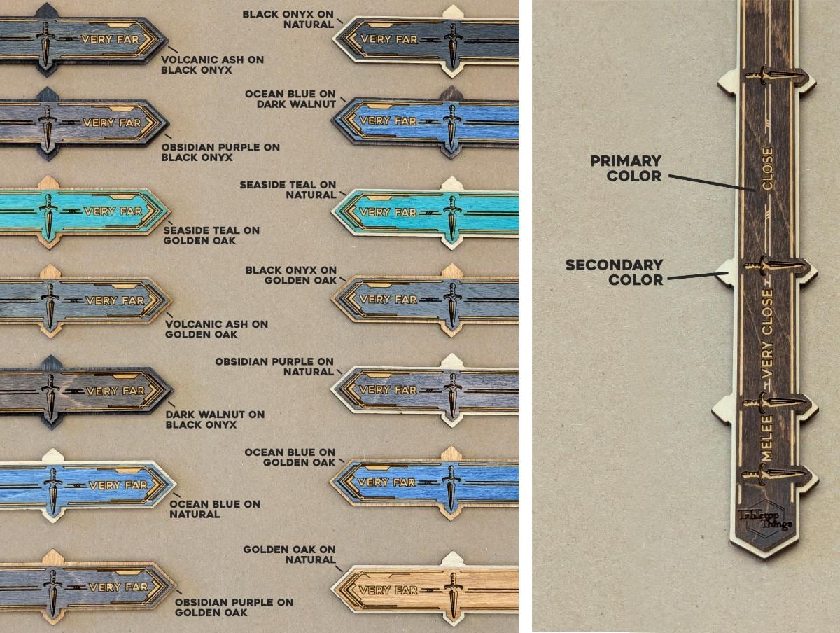 Daggerheart Compatible Combat Range Measuring Tool