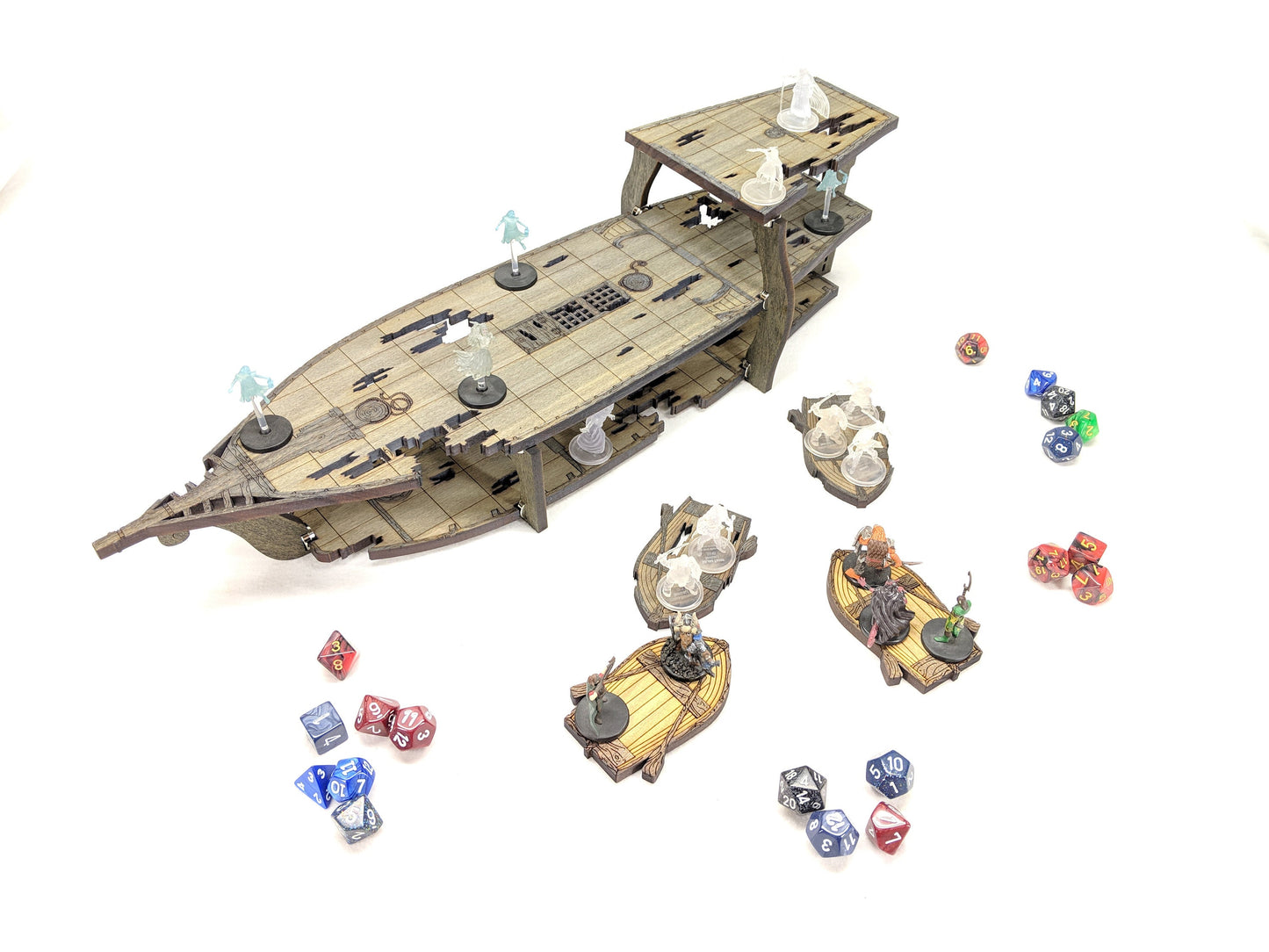 Common Ghost Brigantine Ship // for Tabletop RPGs like D&D, Pathfinder