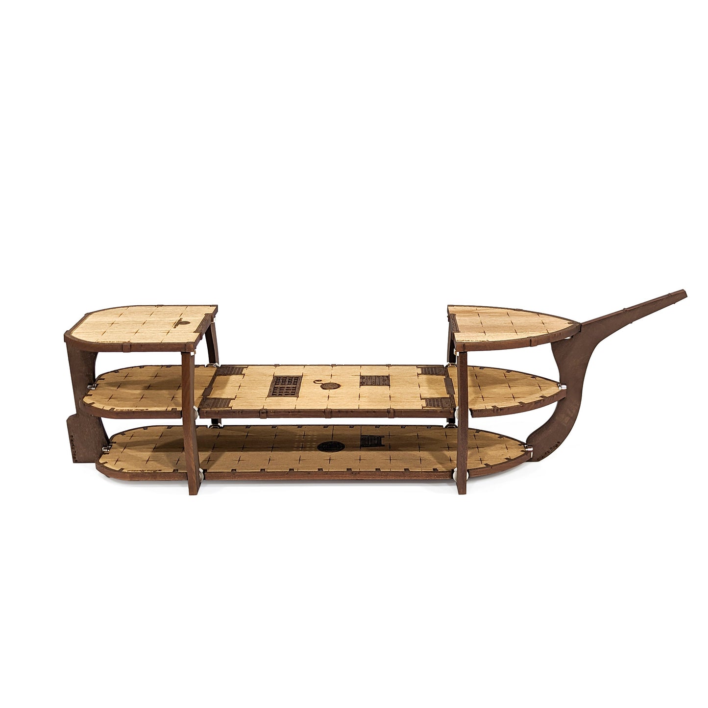 Magnetic Sailing Ship for TTRPGs like D&D, Pathfinder, Daggerheart | Painted, Ready for Use