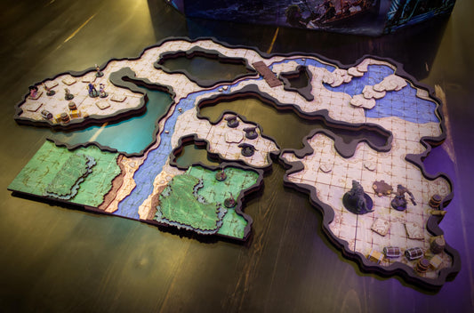 The Goblin Cave | 59-Piece Modular Dungeon Tile Set | Painted and Ready for Use in Your TTRPG Games Like D&D, Pathfinder, Daggerheart