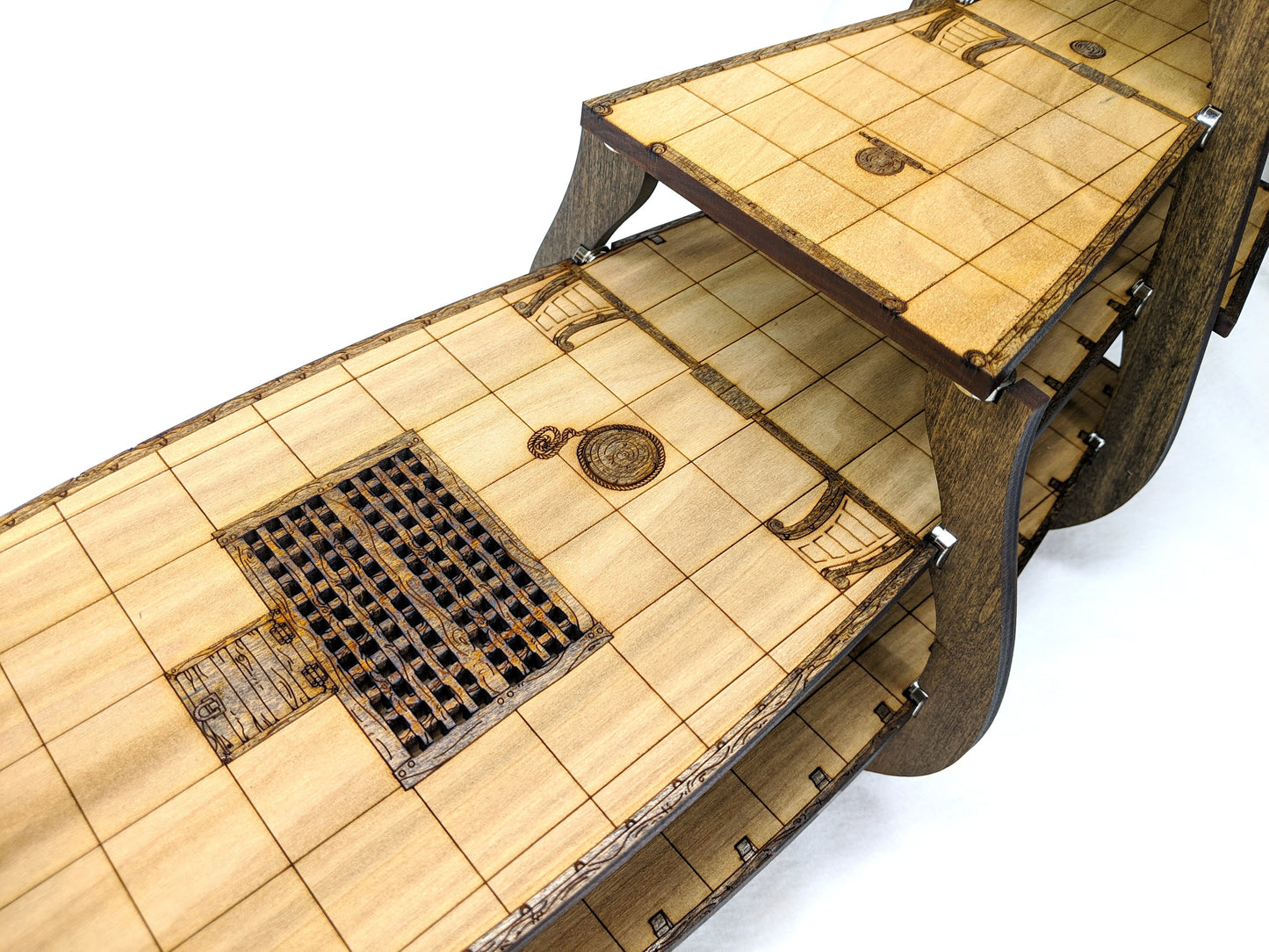 Magnetic Galleon Ship for TTRPGs like D&D, Pathfinder, Daggerheart | Painted, Ready for Use