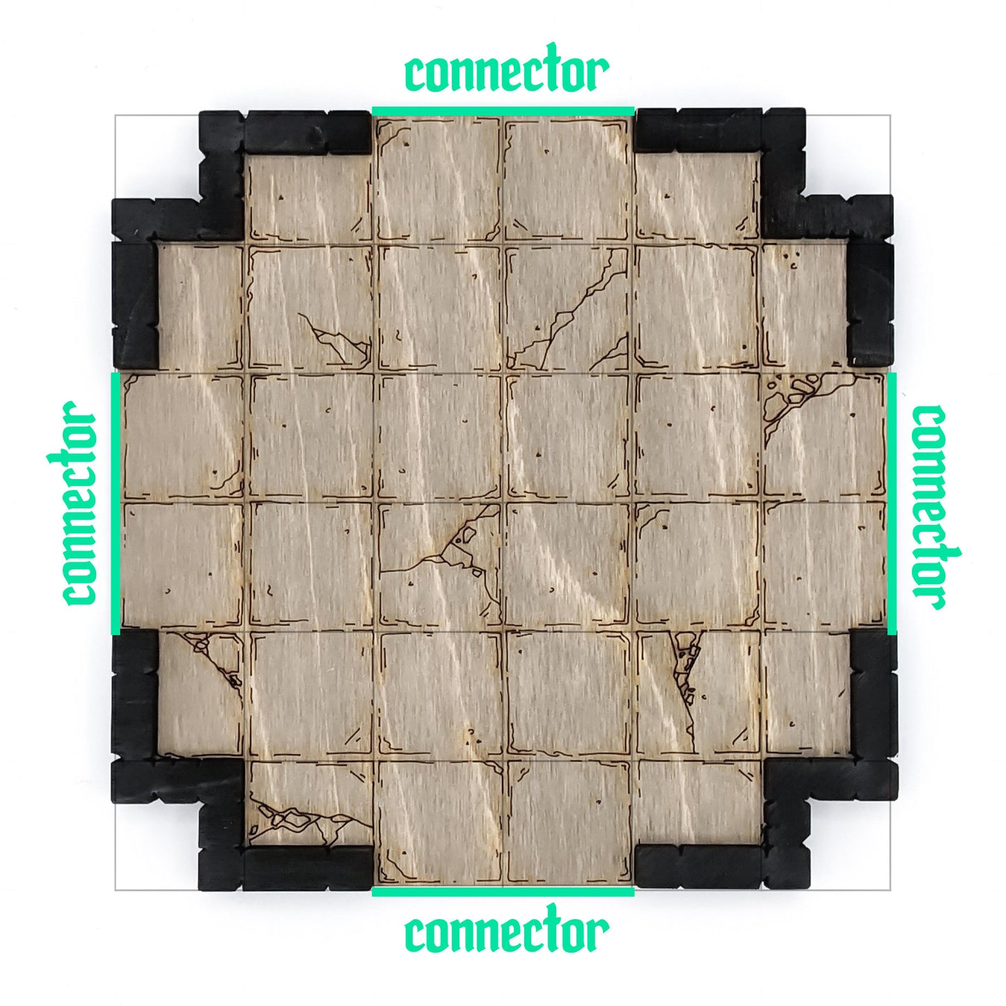 Dungeon - Connector - Intersection 4-Way B