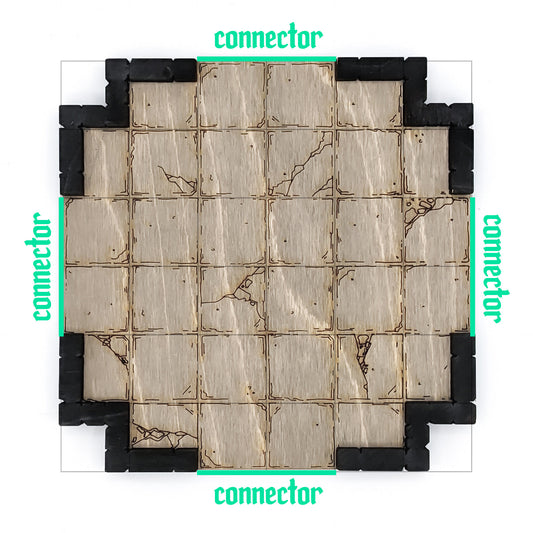 Dungeon - Connector - Intersection 4-Way B