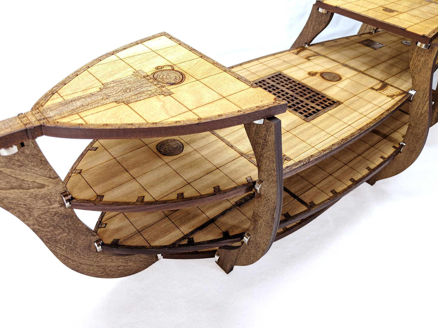 Magnetic Galleon Ship for TTRPGs like D&D, Pathfinder, Daggerheart | Painted, Ready for Use