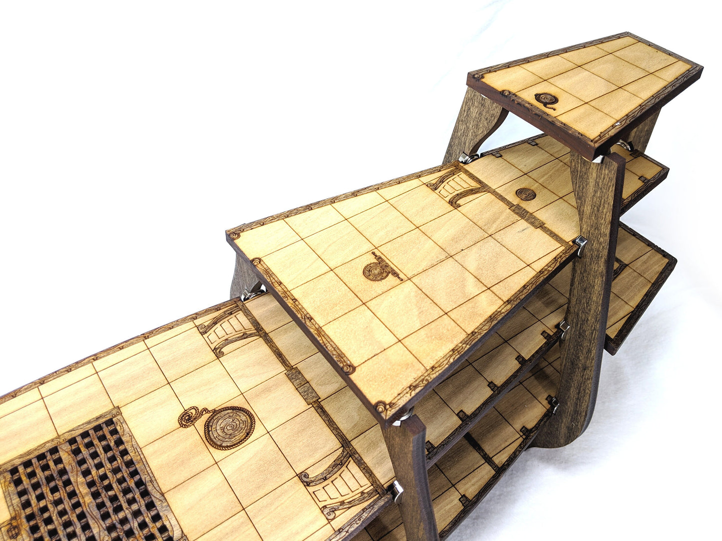 Magnetic Galleon Ship for TTRPGs like D&D, Pathfinder, Daggerheart | Painted, Ready for Use