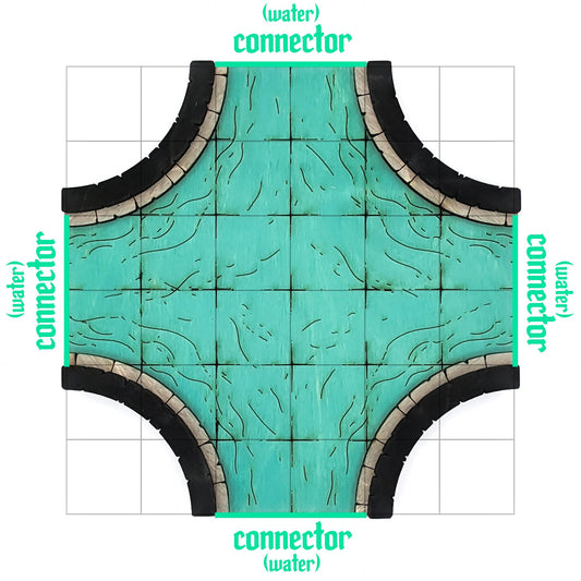 Sewer - Connector - 4-Way Intersection A