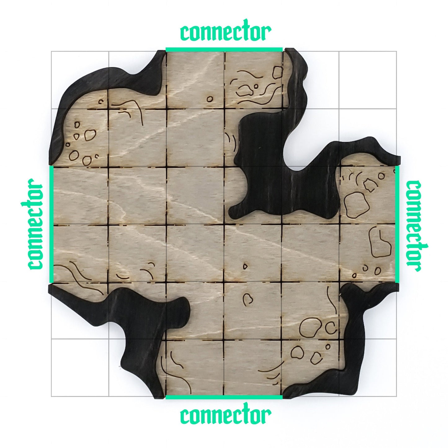 Cavern - Connector - Intersection 4-Way B