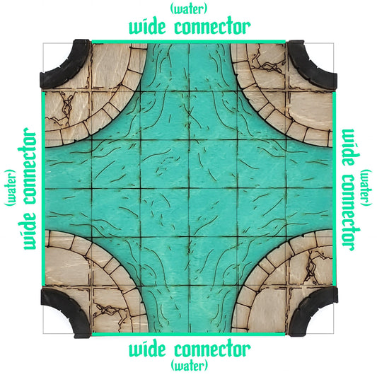 Sewer - Wide - Intersection 4-Way A