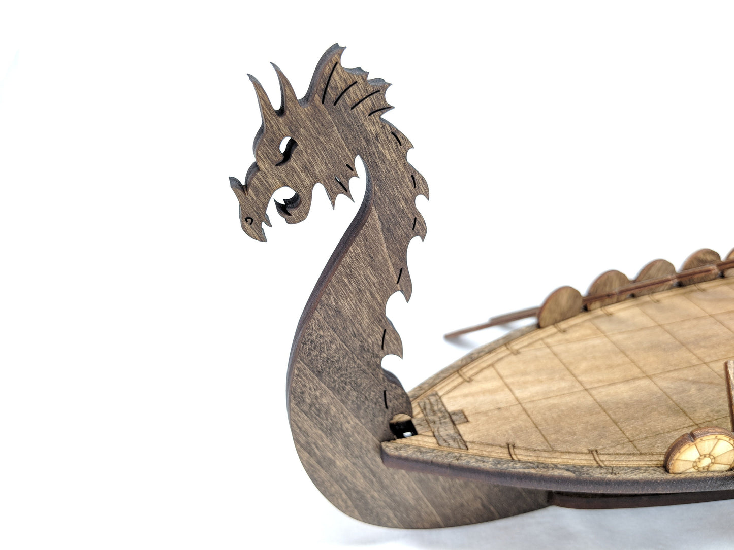 Magnetic Viking Longship for TTRPGs like D&D, Pathfinder, Daggerheart | Painted, Ready for Use