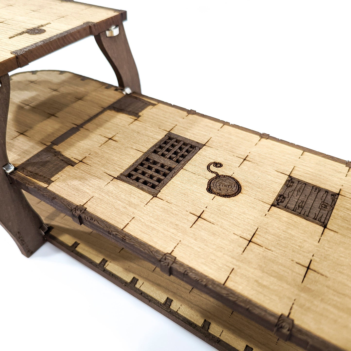 Magnetic Sailing Ship for TTRPGs like D&D, Pathfinder, Daggerheart | Painted, Ready for Use