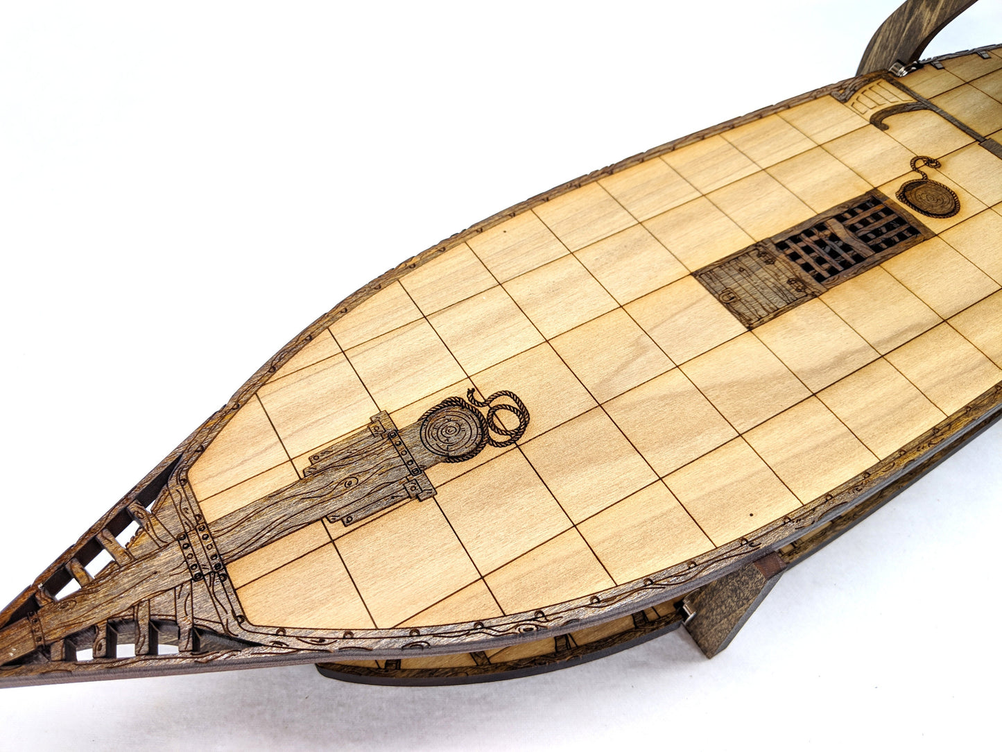 Magnetic Brigantine Ship for TTRPGs like D&D, Pathfinder, Daggerheart | Painted, Ready for Use