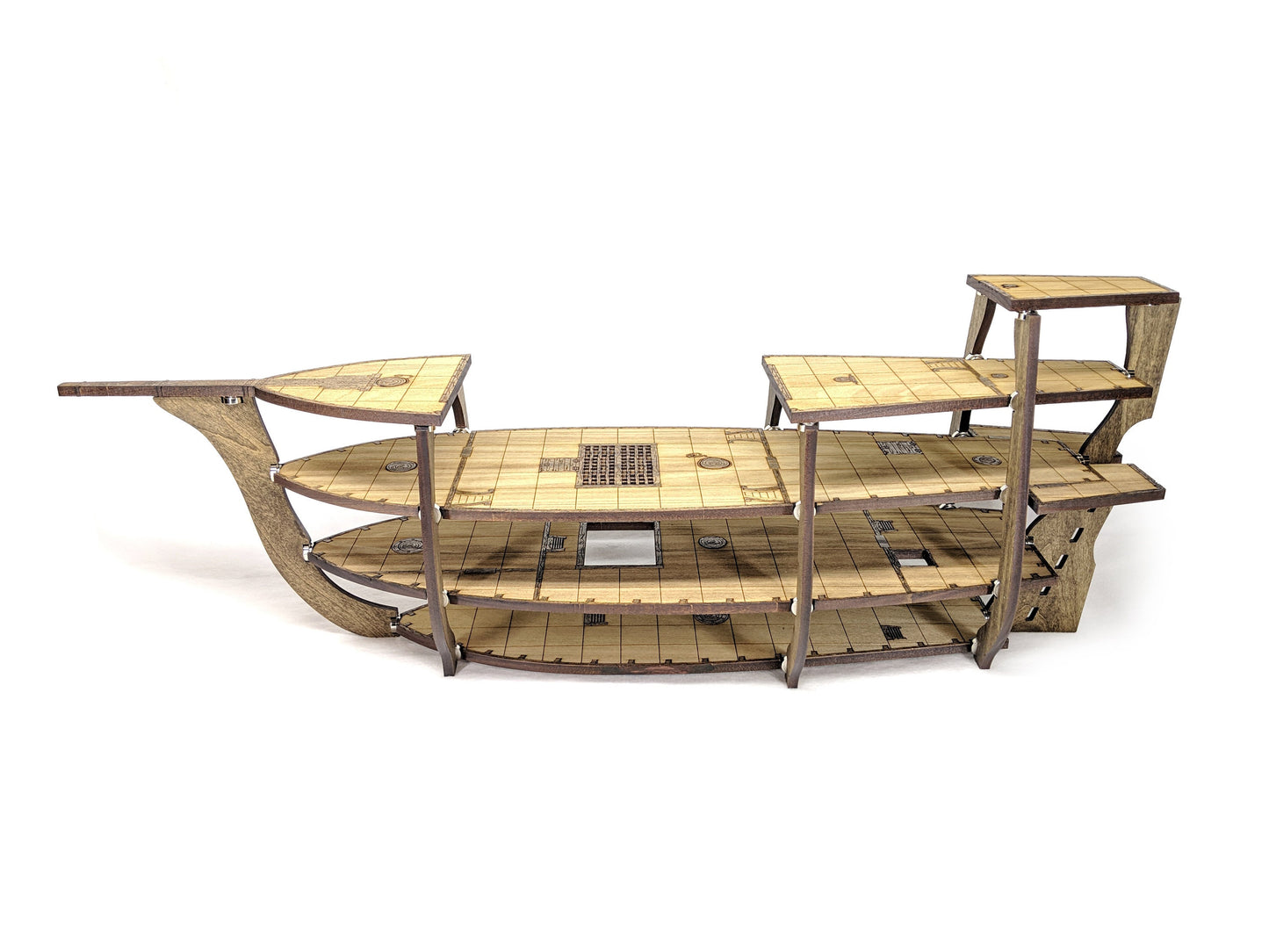 Magnetic Galleon Ship for TTRPGs like D&D, Pathfinder, Daggerheart | Painted, Ready for Use