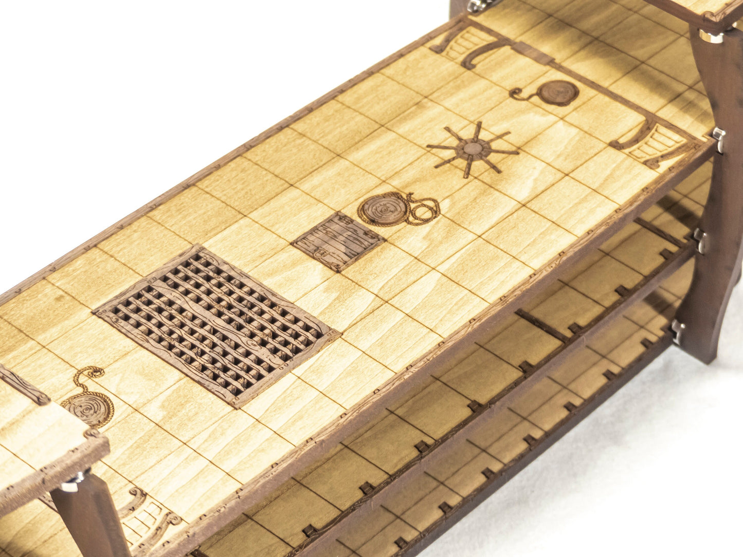 Magnetic Warship for TTRPGs like D&D, Pathfinder, Daggerheart | Painted, Ready for Use