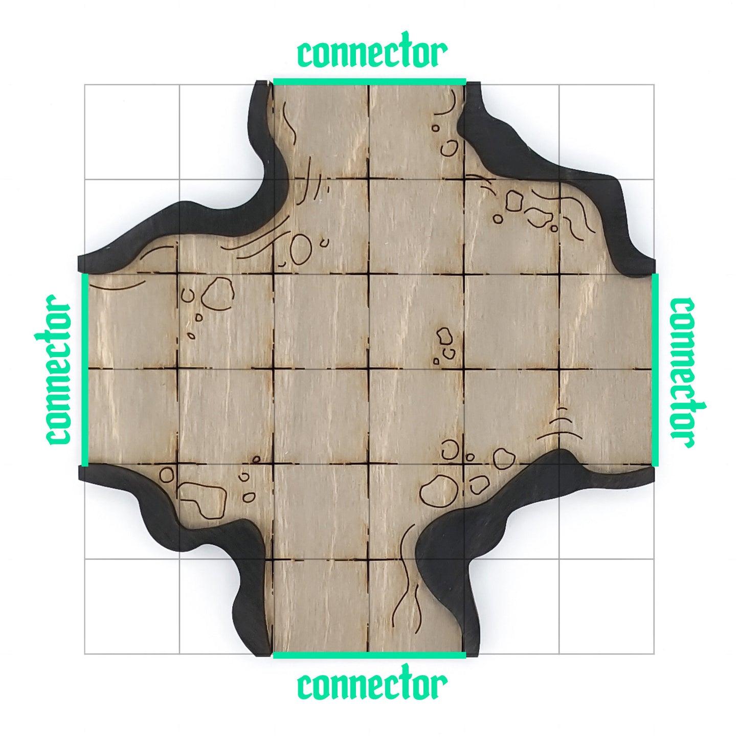 Cavern - Connector - Intersection 4-Way A