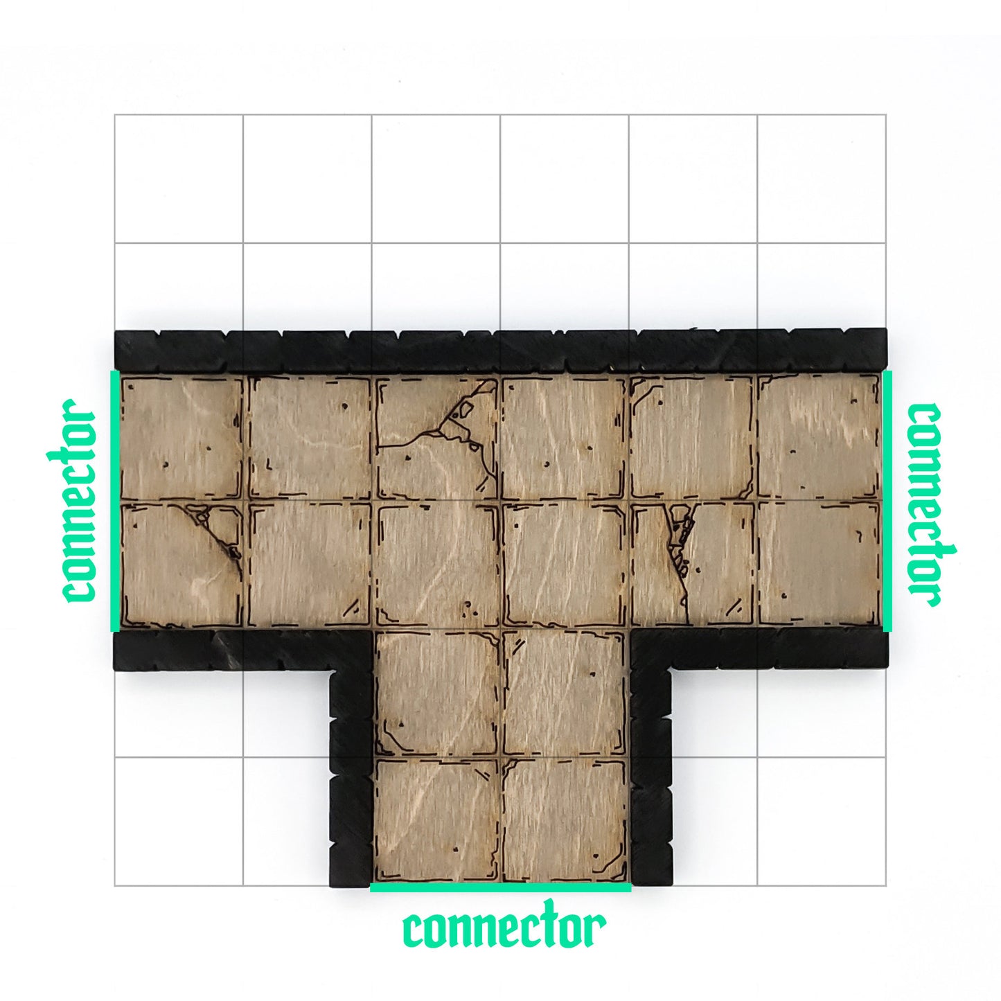 Dungeon - Connector - Intersection 3-Way A