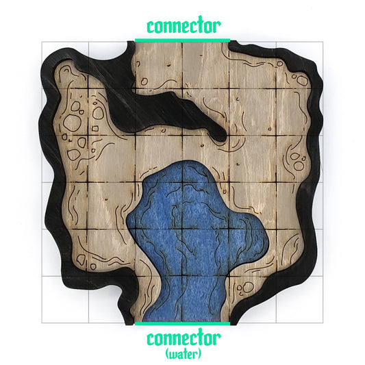 Cavern - Connector - Water Transition Straight A